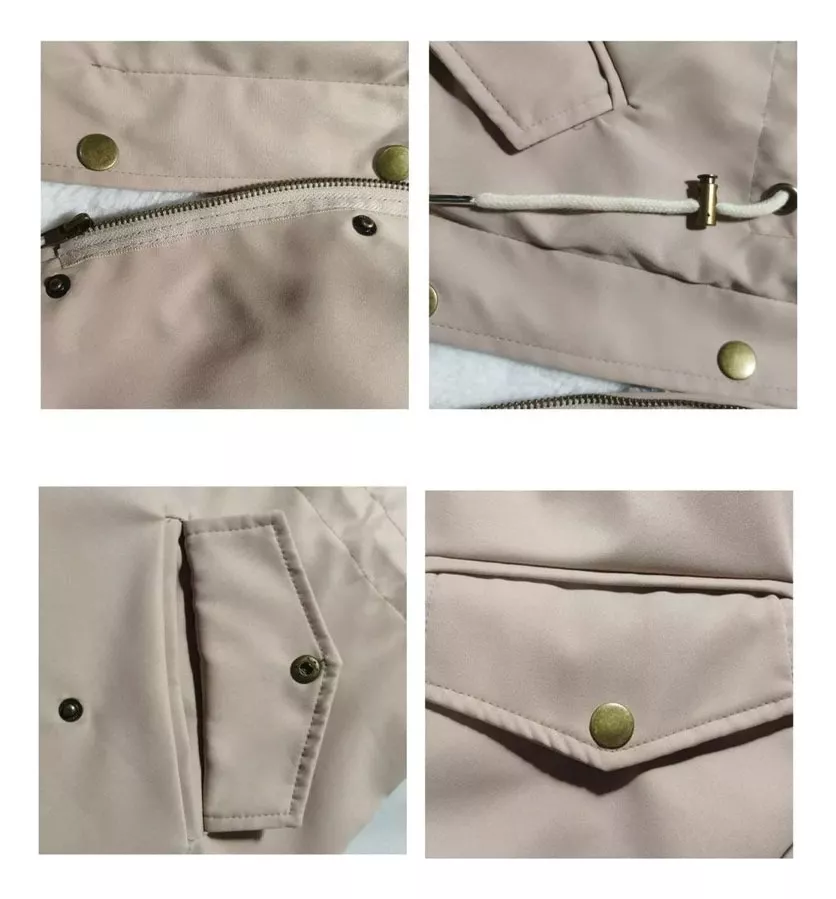 Chamarra cazadora peluche unisex