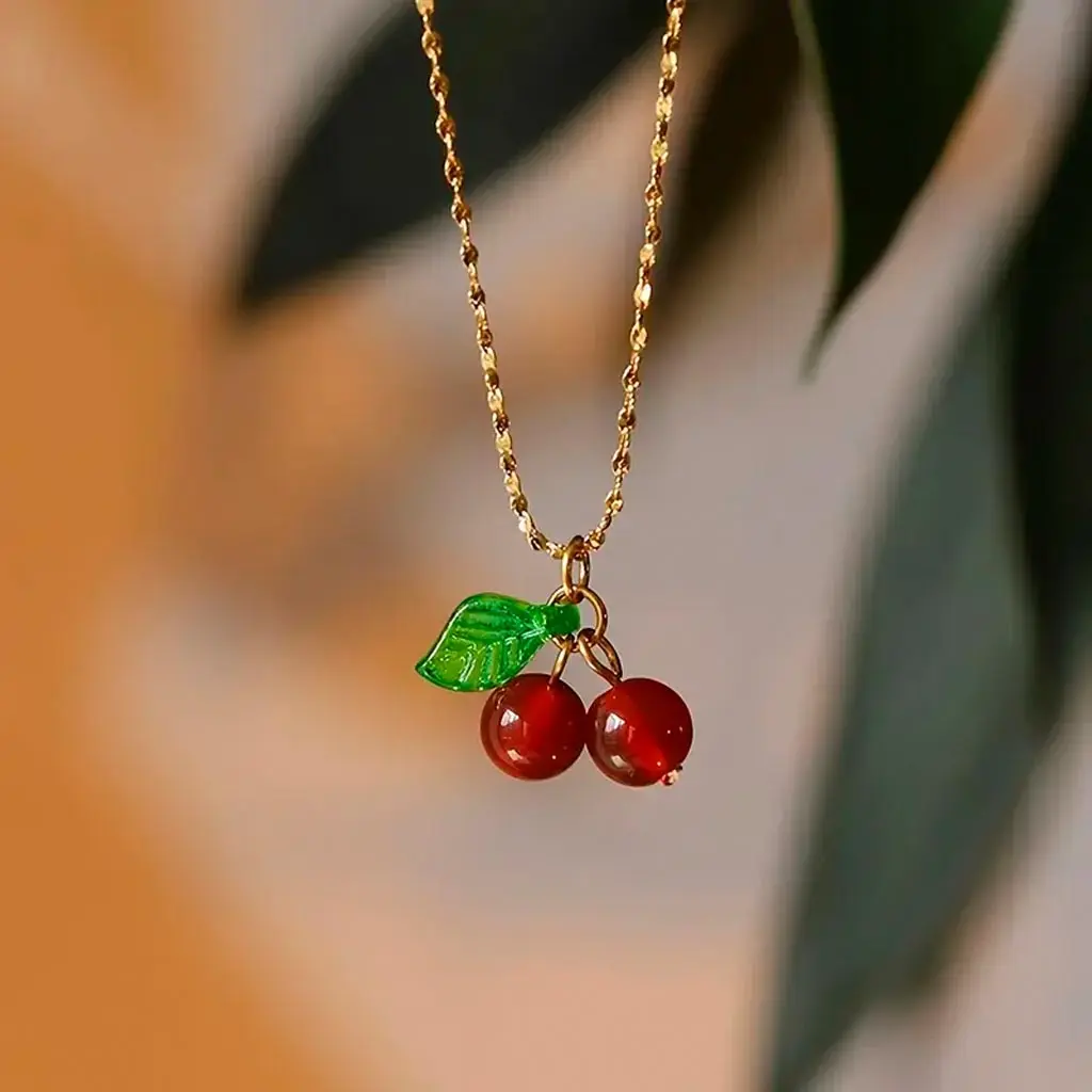 Collar Dije de Cereza