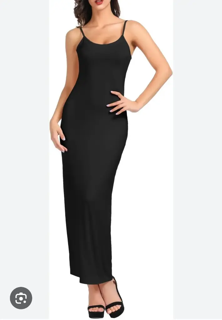 Vestido negro largo 