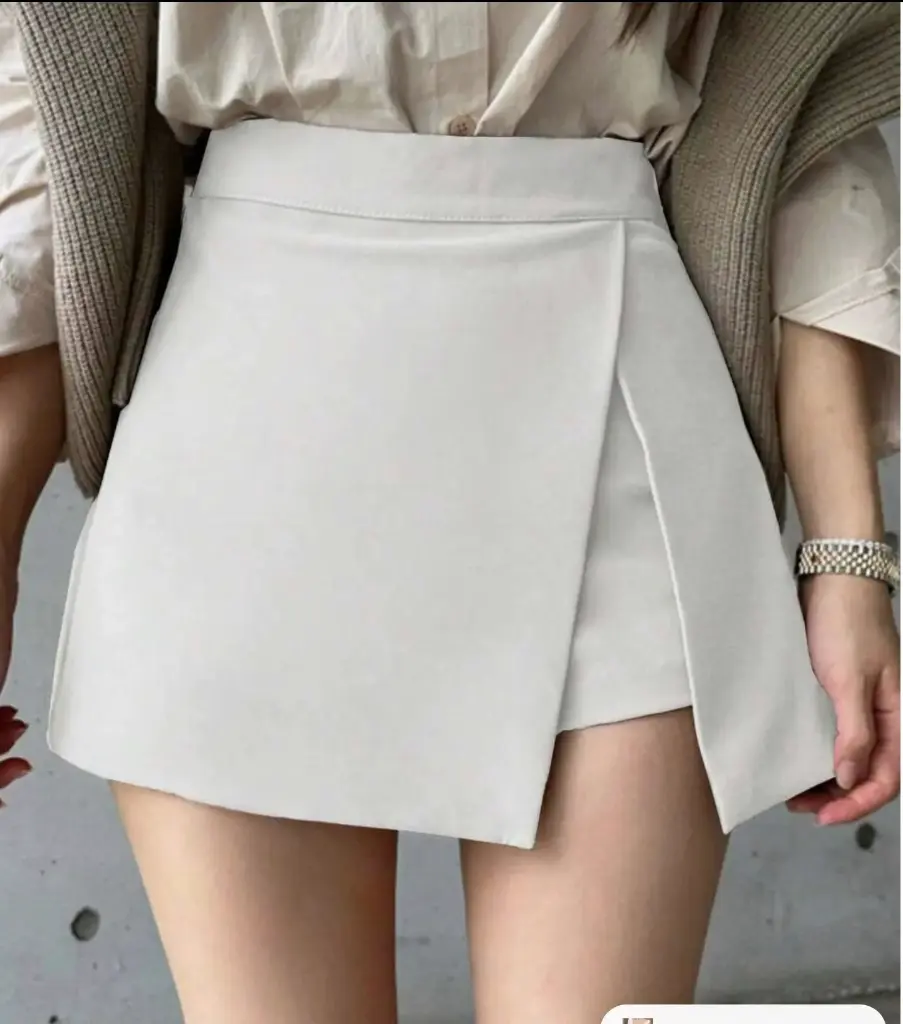 Short falda vestir 