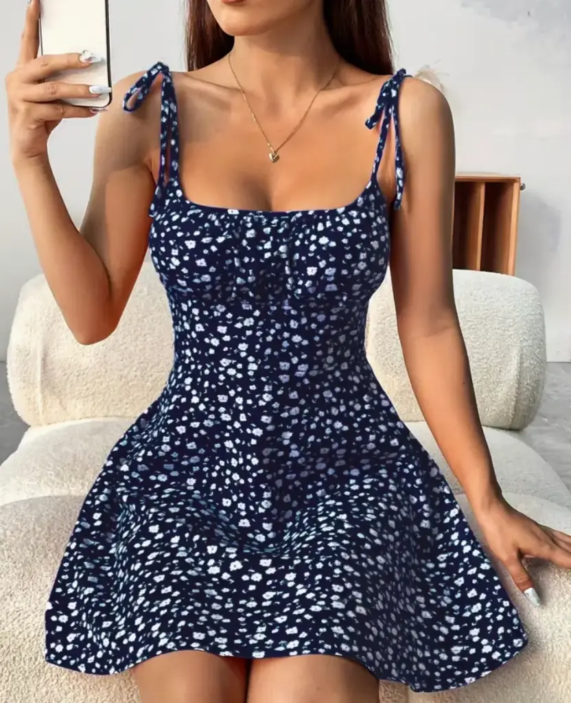 Vestido floreado 