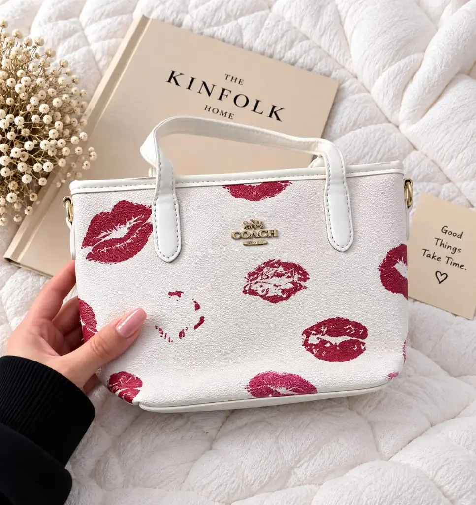 Bolso Coach agarradera del piel