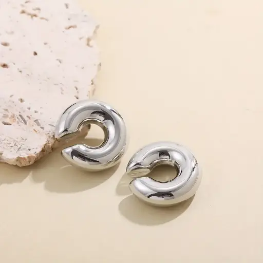 [51A1] Ear Cuff de acero Inoxidable