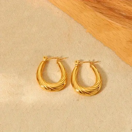  Pendientes de Aro Torcidos