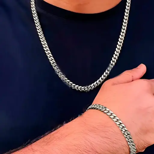 Conjunto De 2 Piezas De Pulsera Y Collar 
