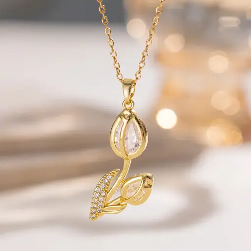 [C253035] Collar tulipan