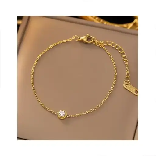[P2552] Pulsera Oro Diamante