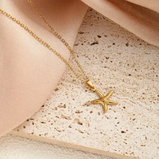 [C251014] Collar Estrella De Mar