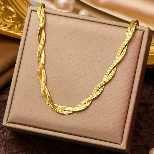 [C2511018] Collar Entrelazado 