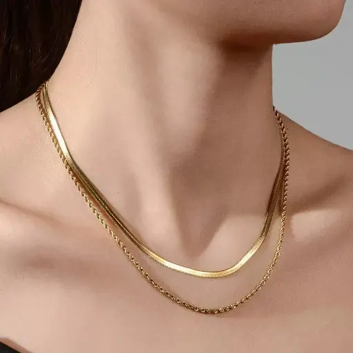 [C2511022] Collar Doble Casual