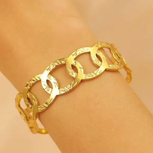 [P2511005] Pulsera Ajustable Redonda