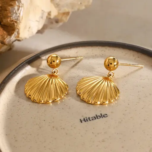 [A2511034] Arete Concha Colgantes