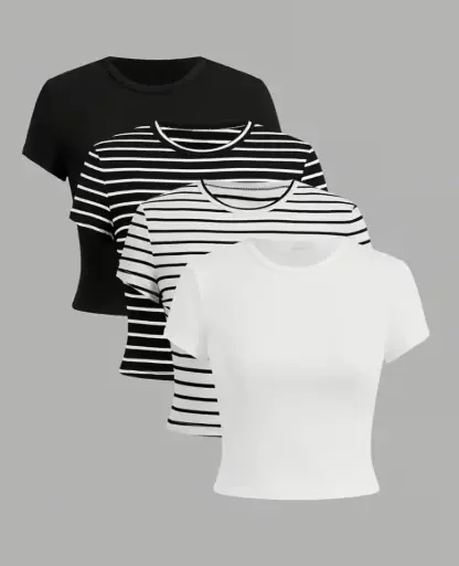Blusa casual corta